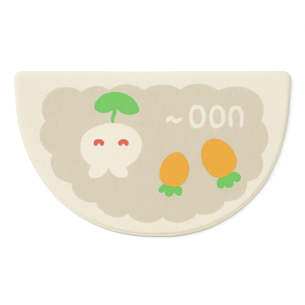 Rabbit Flower Bath Mat