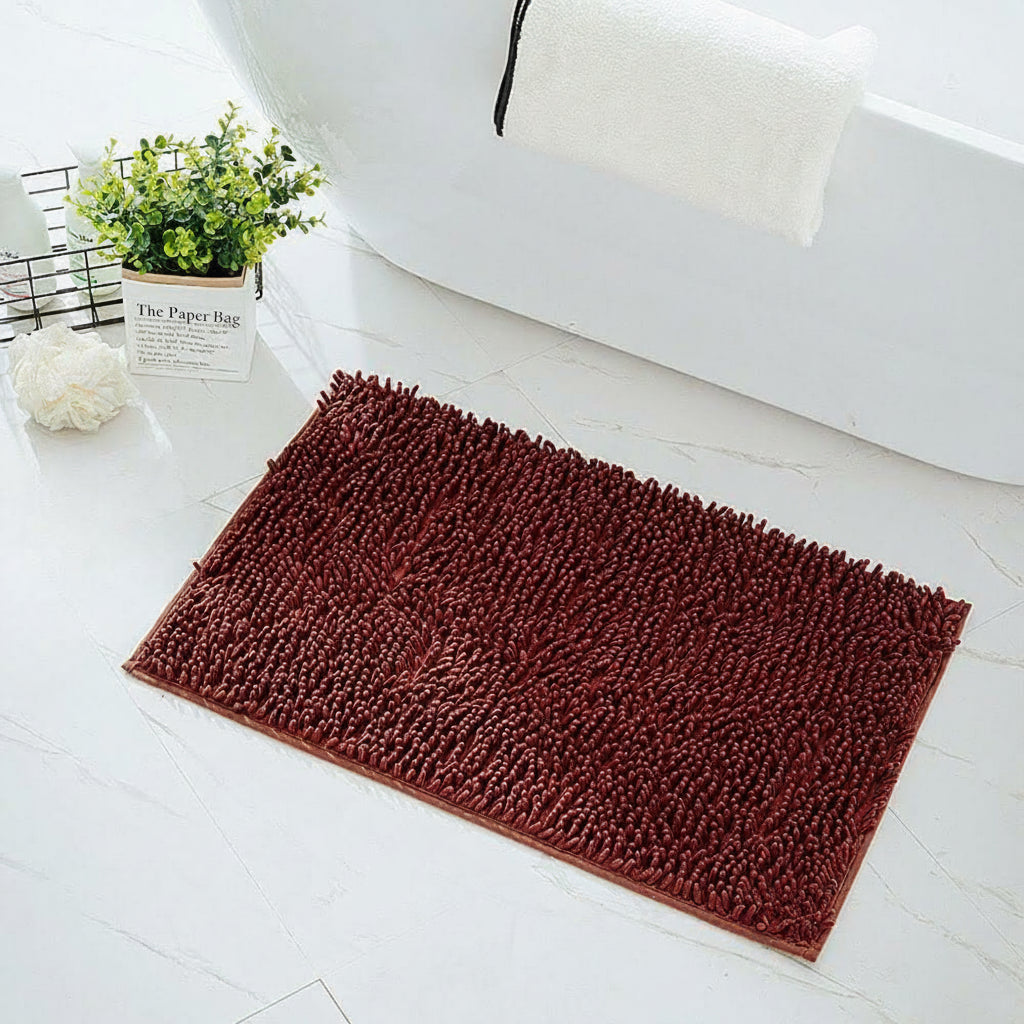 Caterpillar Brown Bath Mat