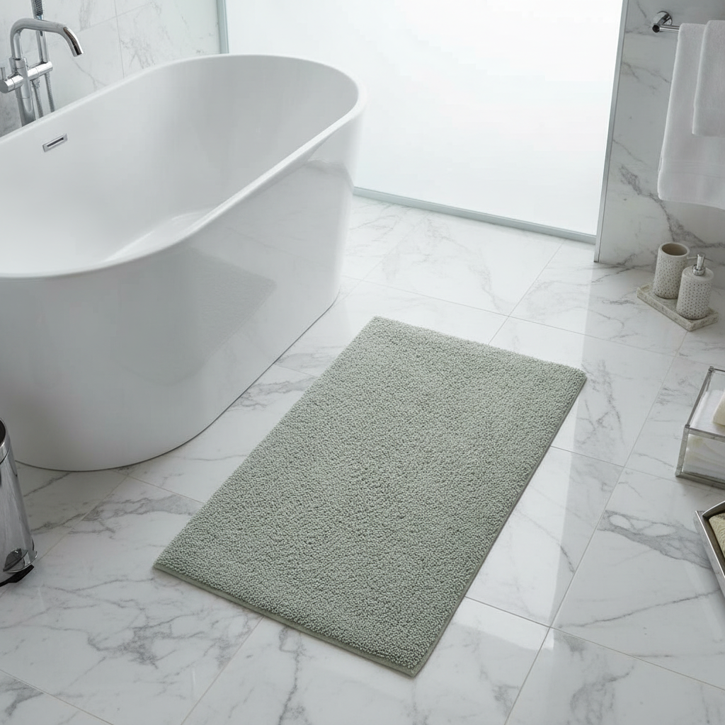 Gray Light Bath Mat