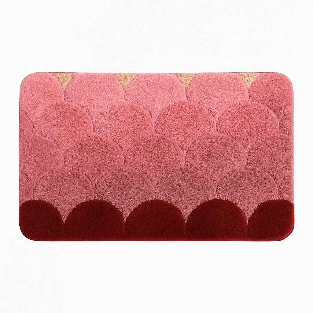 Design Pink Bath Mat