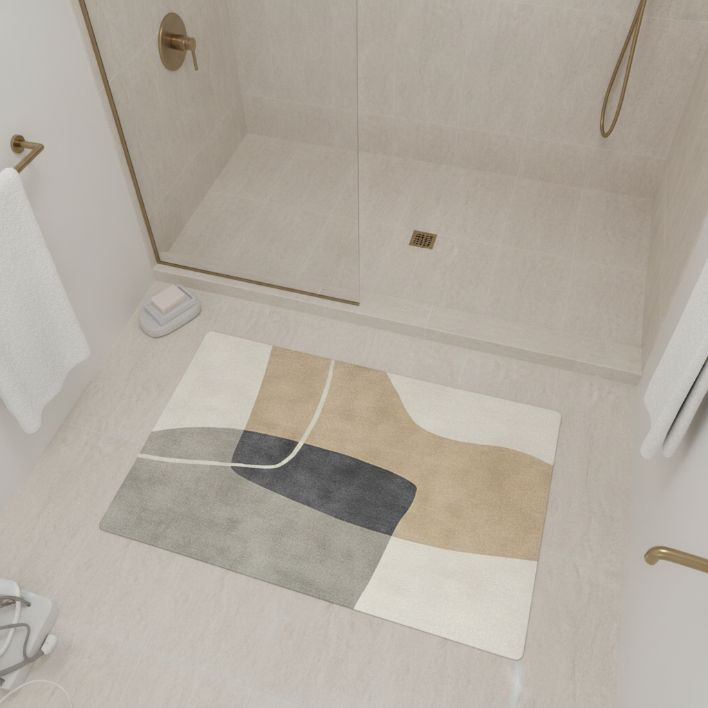 Natural Diatomite Bathroom Rug
