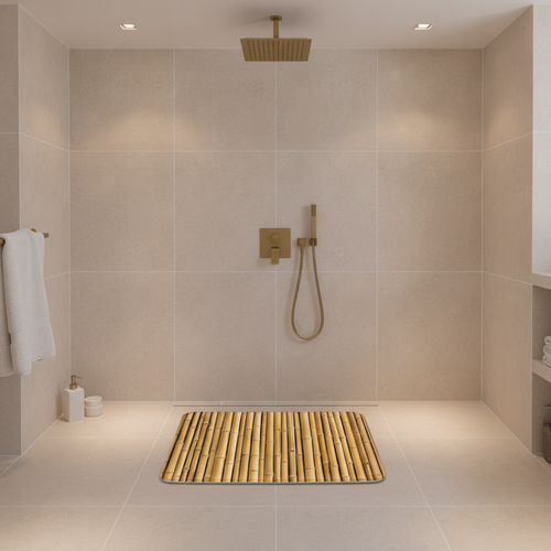 Bamboo Imitation Bath Mat - view 29