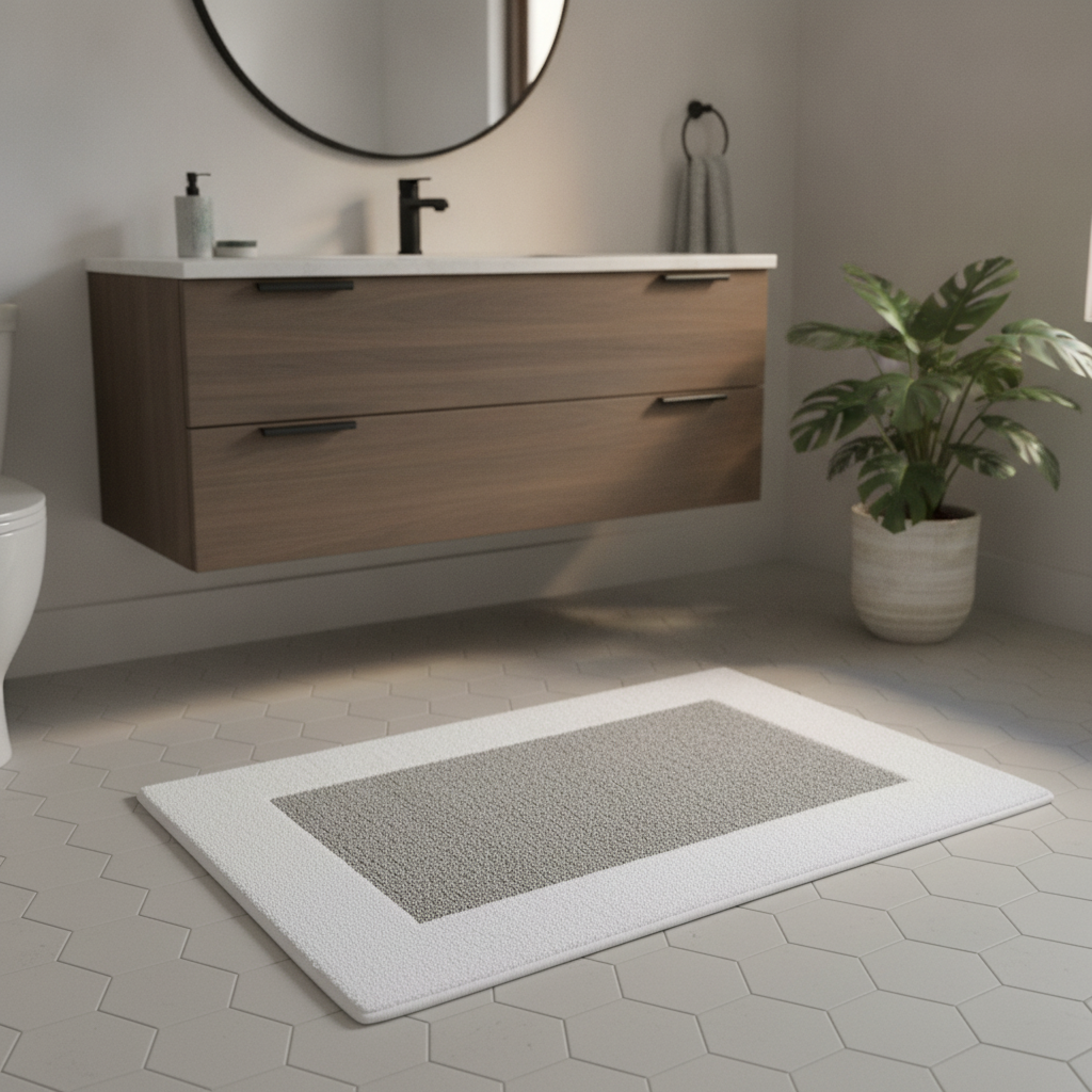 Absorbent Non-Slip Bath Mat