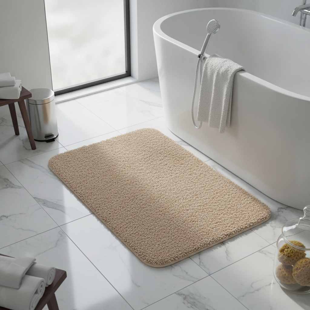Fluffy Bathroom Rug