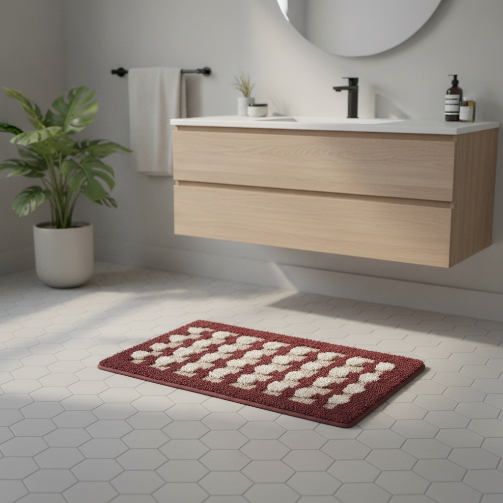 Geometric Bath Mat