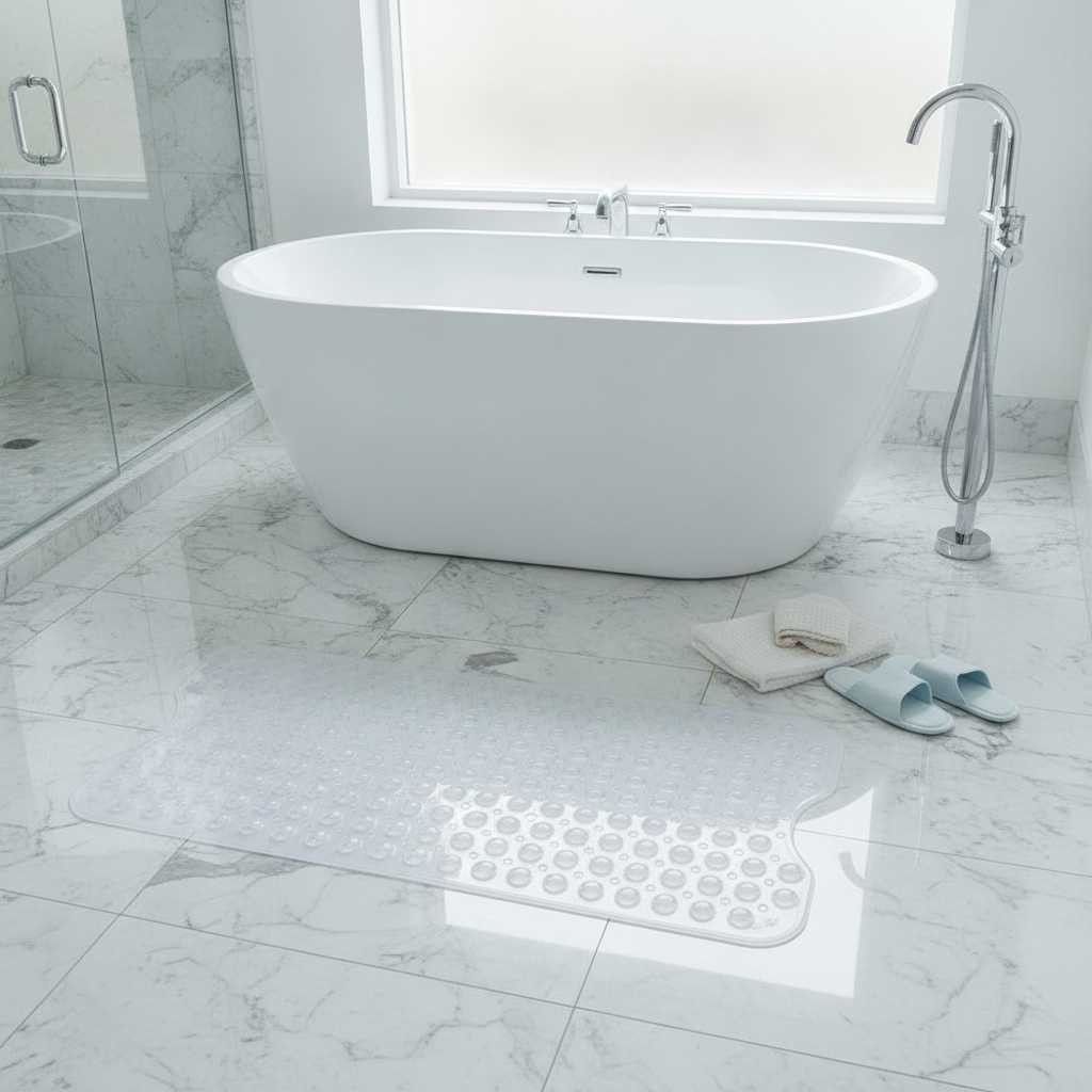 Bathrug Transparent Bath Mat