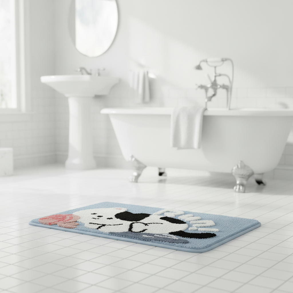 Cat Bathroom Rug