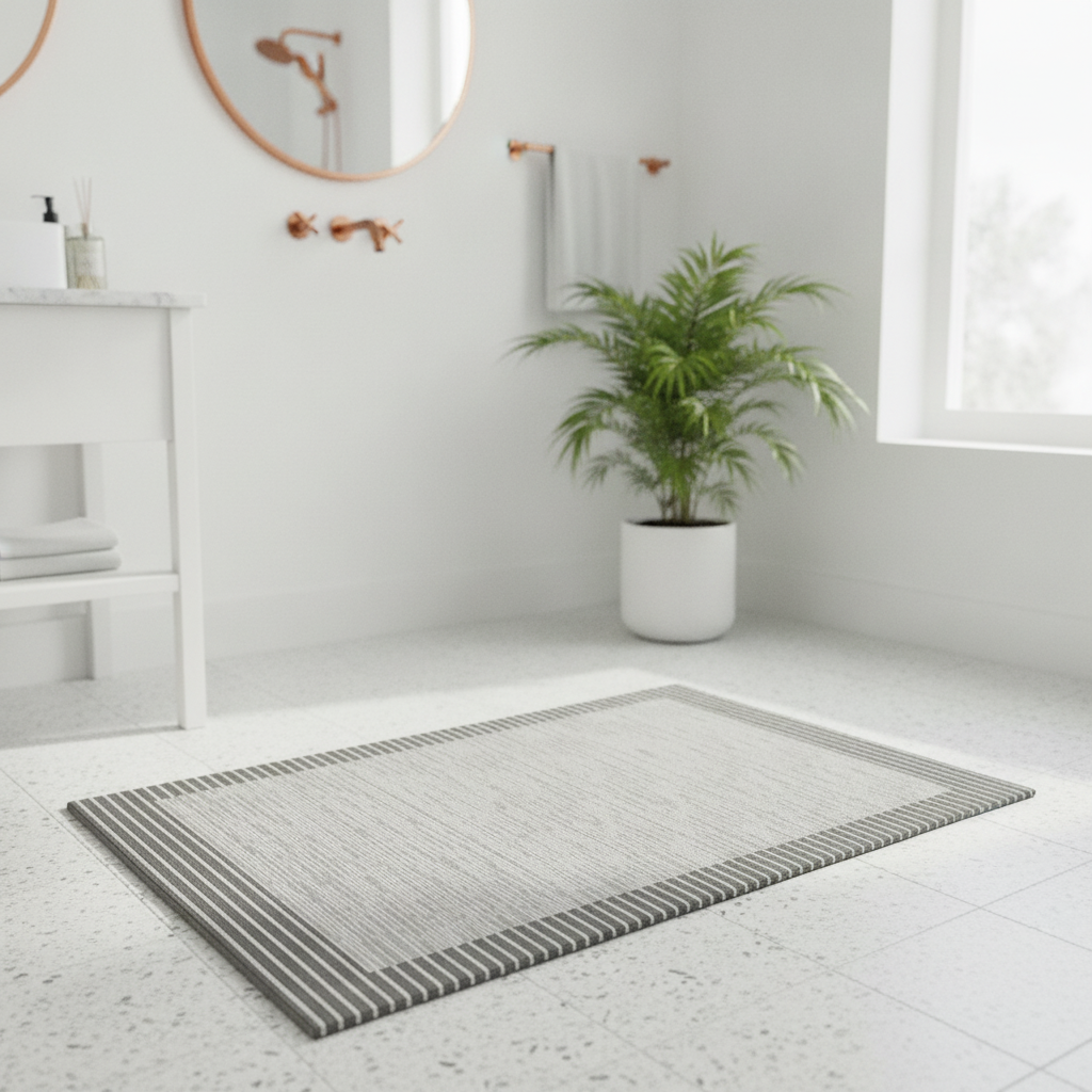 Gray Charcoal Bath Mat