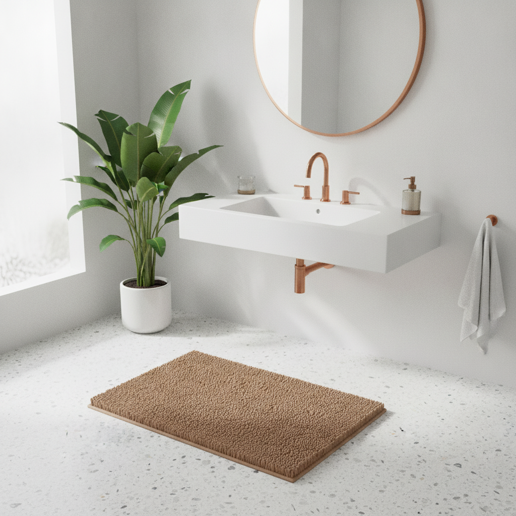 Caterpillar Bathroom Rug