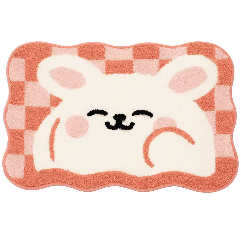 Checkerboard Bath Mat