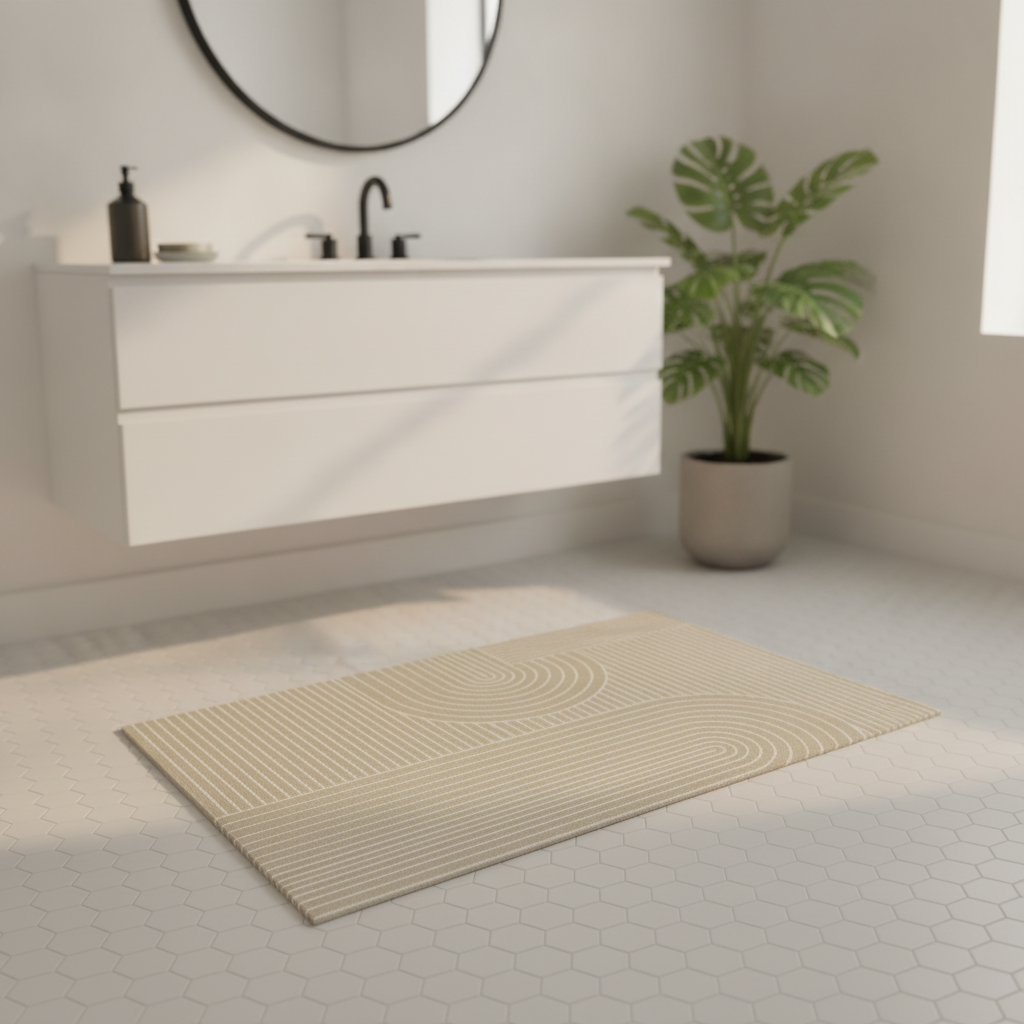 Brown Bathroom Rug