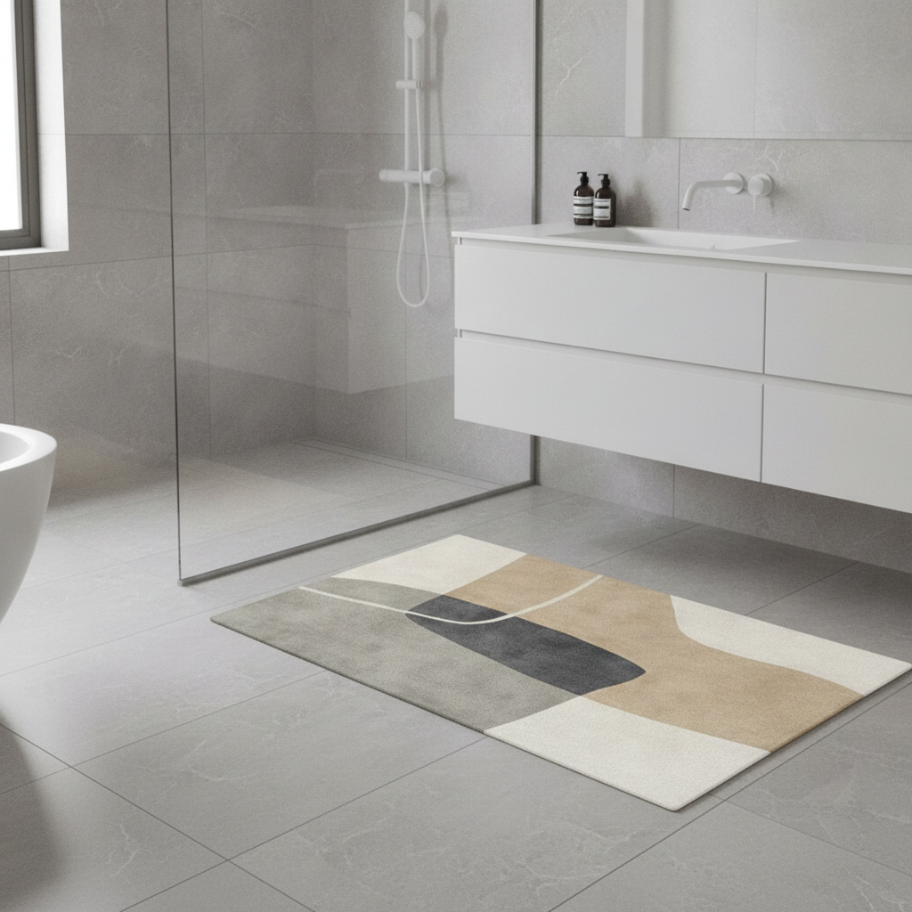 Natural Diatomite Bathroom Rug