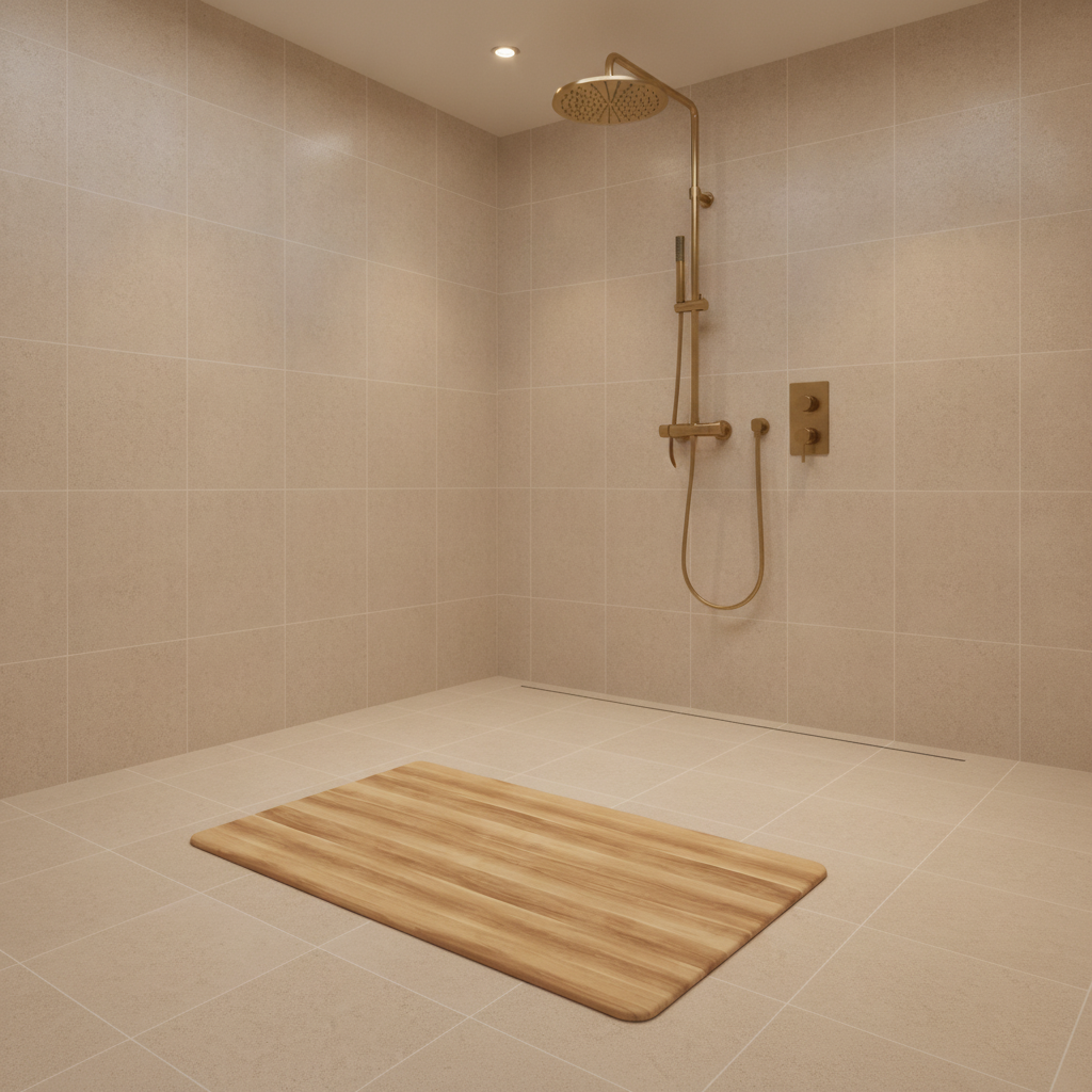 Imitation Wood Bath Mat