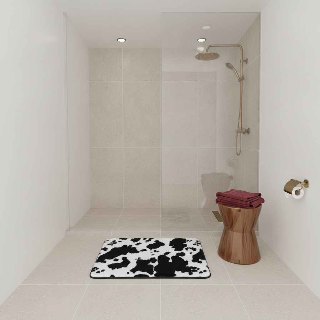Cow Bath Mat