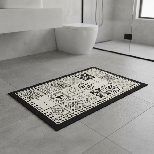 Vinyl Bathroom Rug