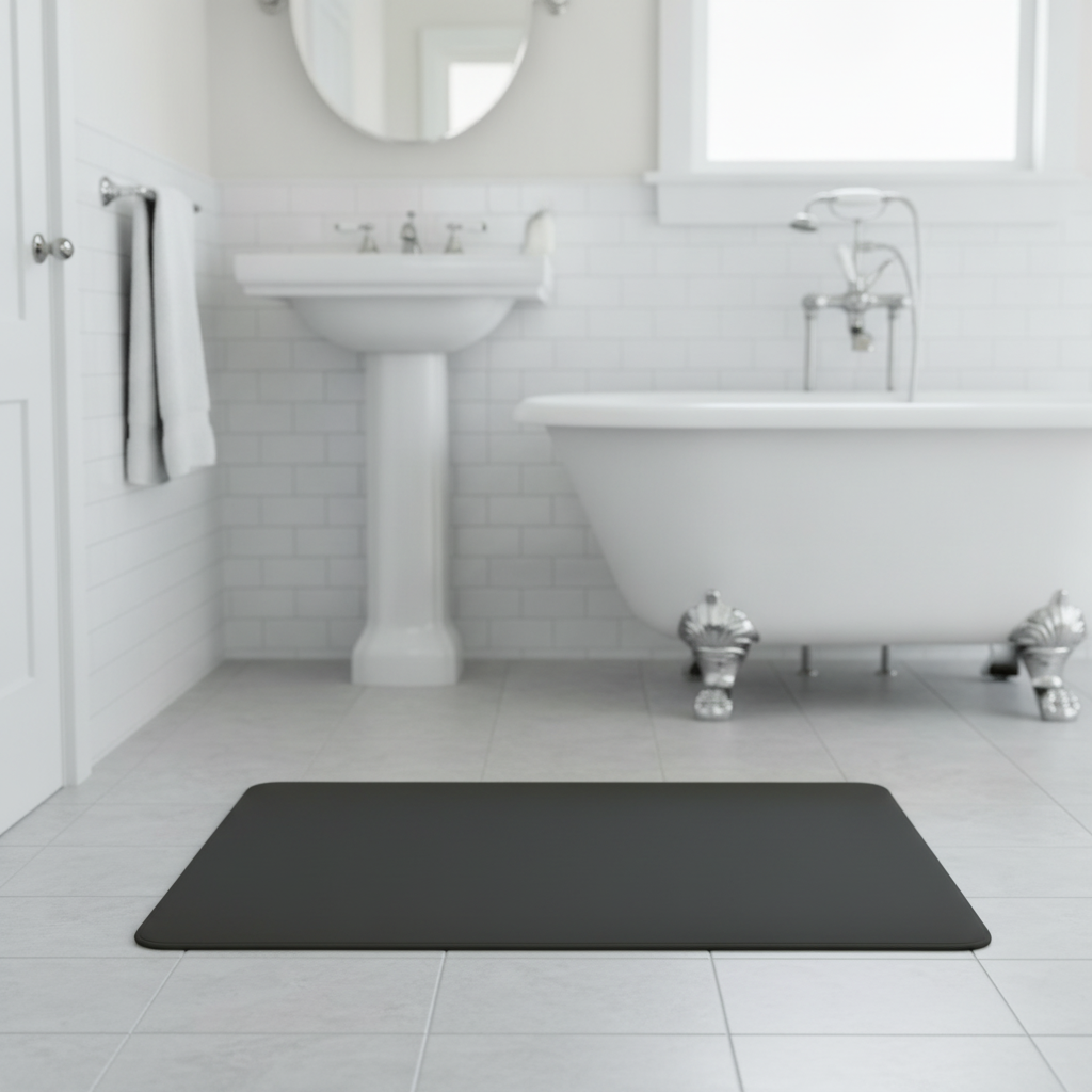 Non-Slip Black Bath Mat - color variations