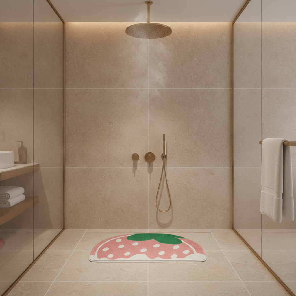 Pink Pale Bath Mat