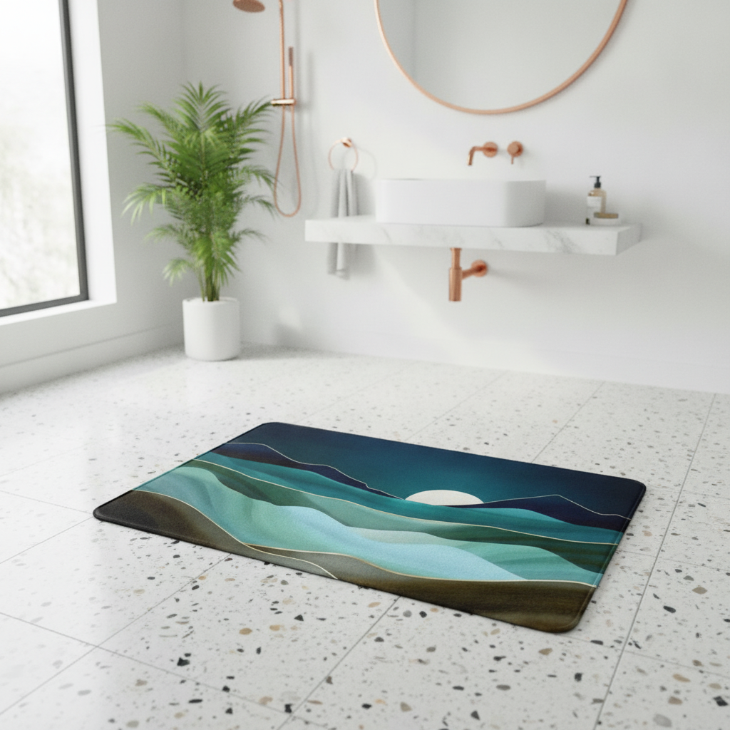 Blue Lagon Bath Mat