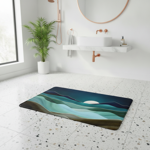 Blue Lagon Bath Mat