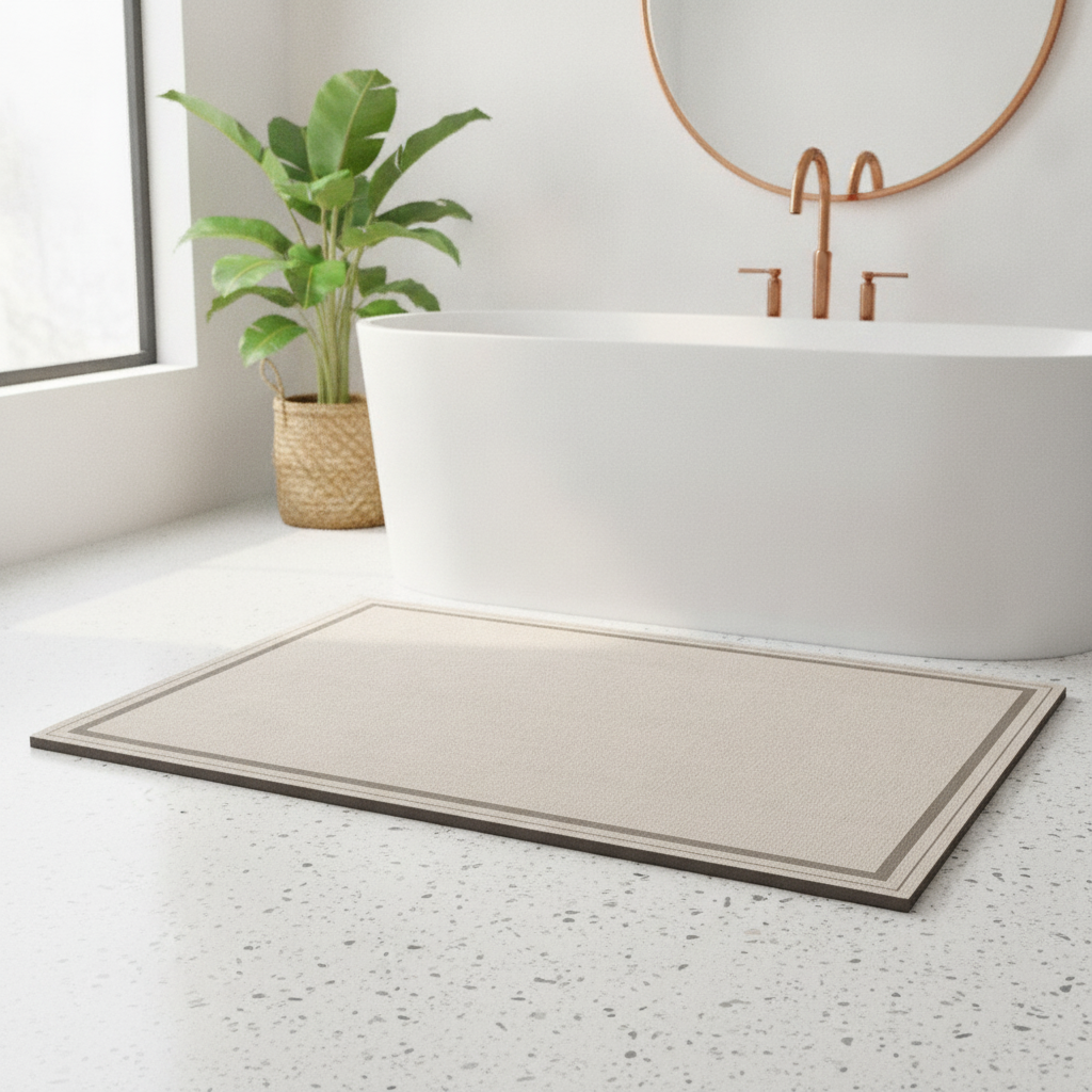 Diatomite Large Size Bath Mat