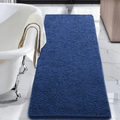 Grand Tapis de Bain Bleu Marine