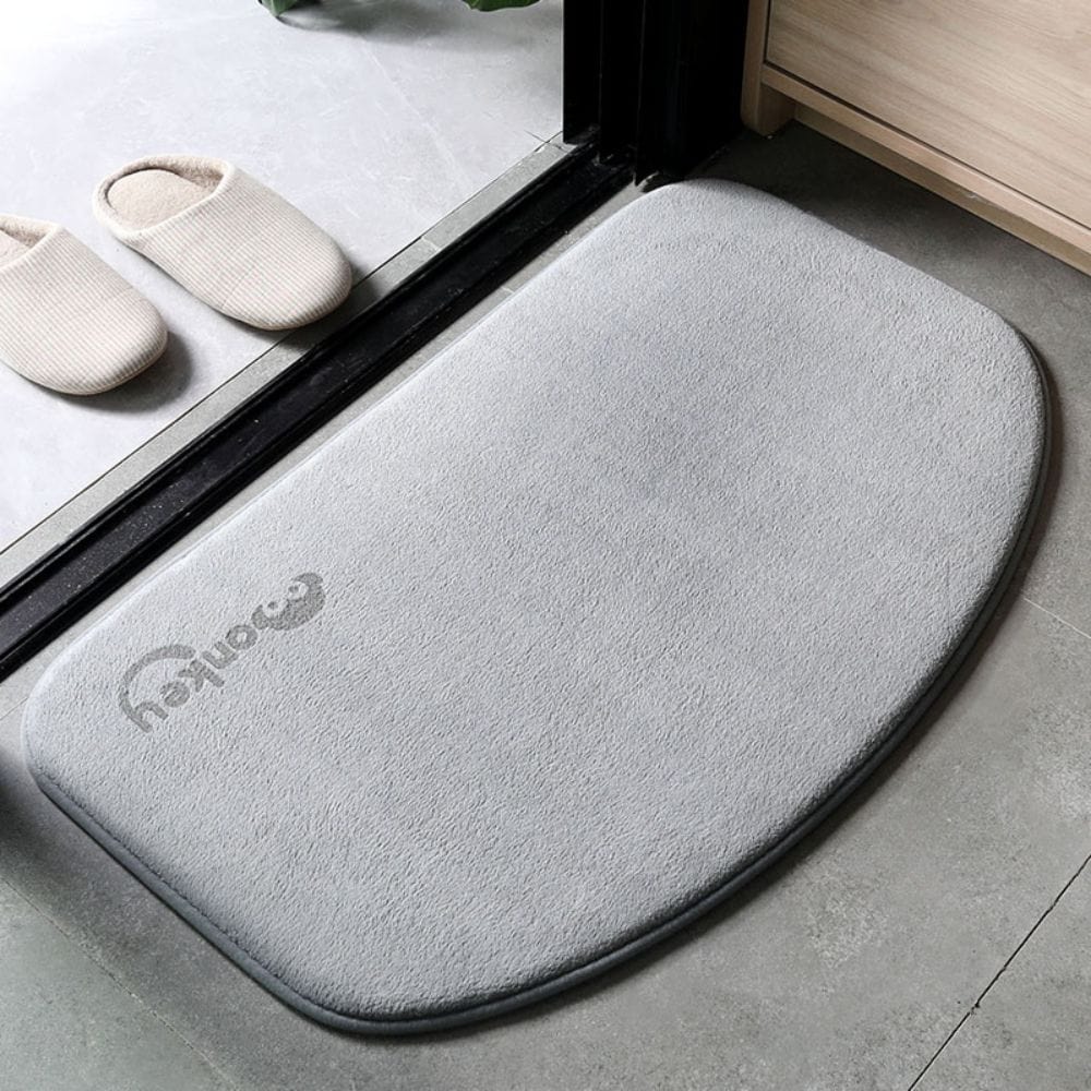Half Moon Microfiber Bath Mat