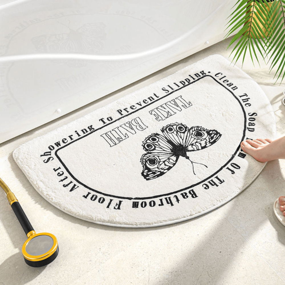 Half Moon Shower Mat