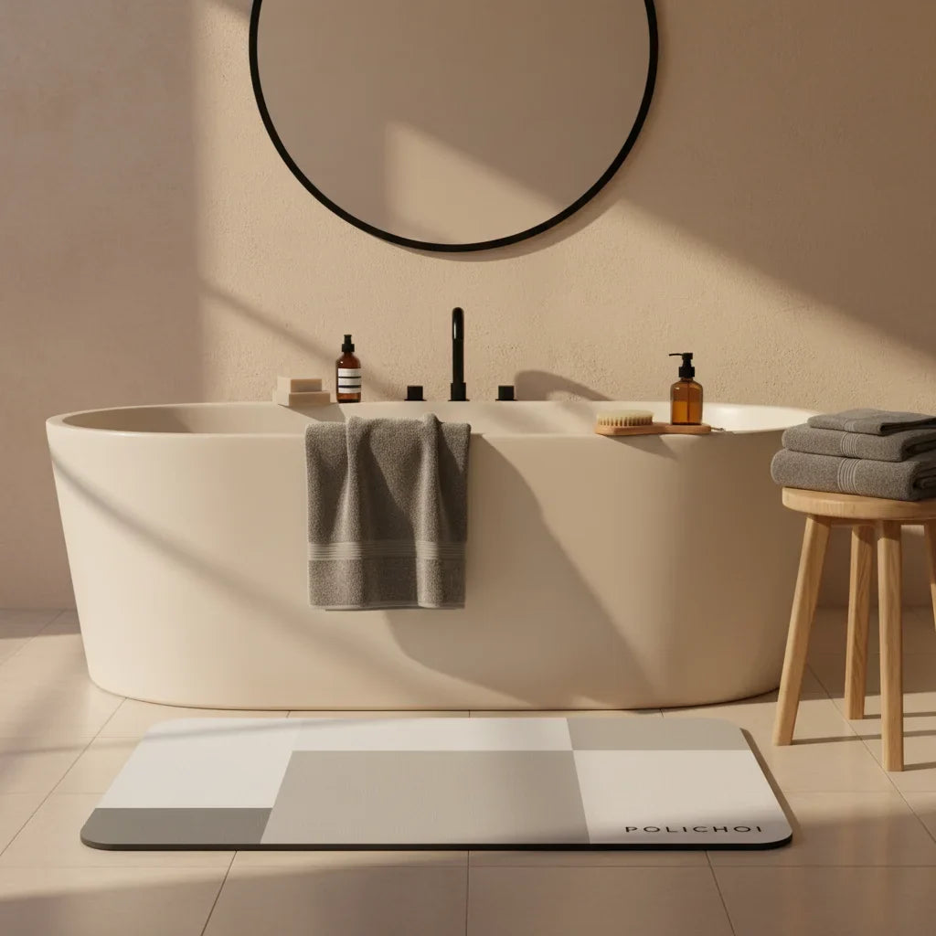Non-Slip Bathroom Rug - care instructions