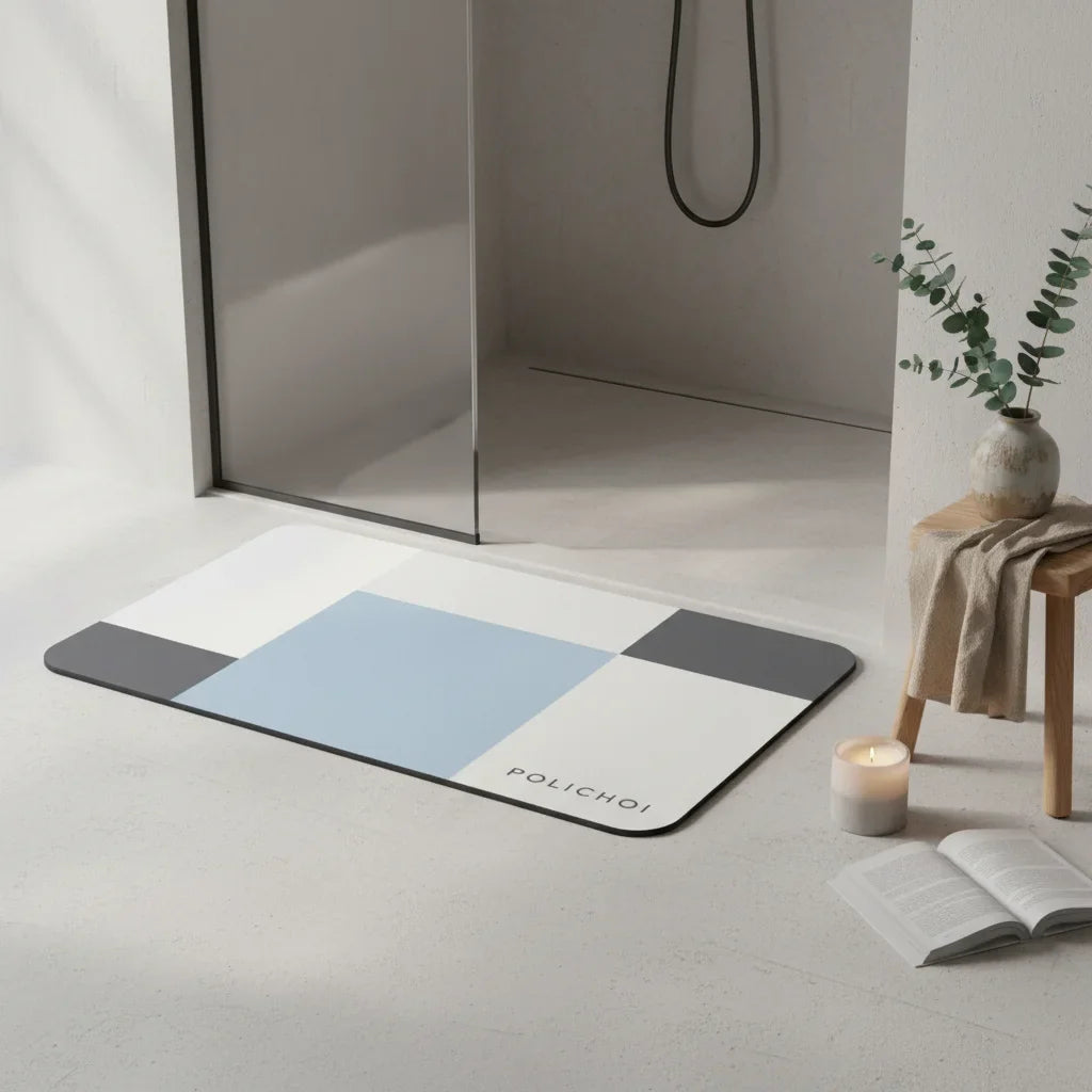 Non-Slip Bathroom Rug - lifestyle photo