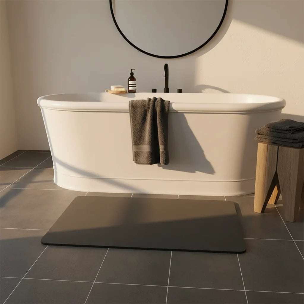Non-Slip Black Bath Mat
