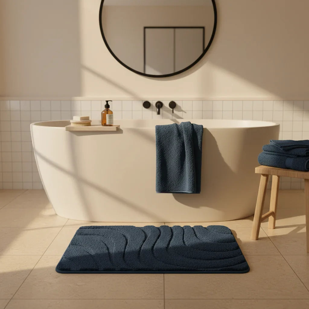 Non-Slip Blue Bath Mat - view 13