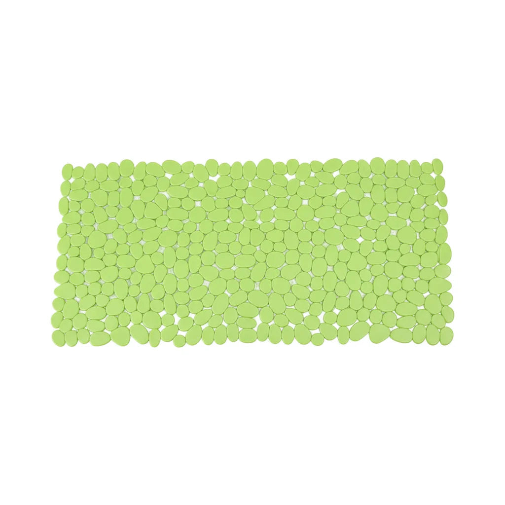 Non-Slip Plastic Pebbles Bath Mat - size comparison