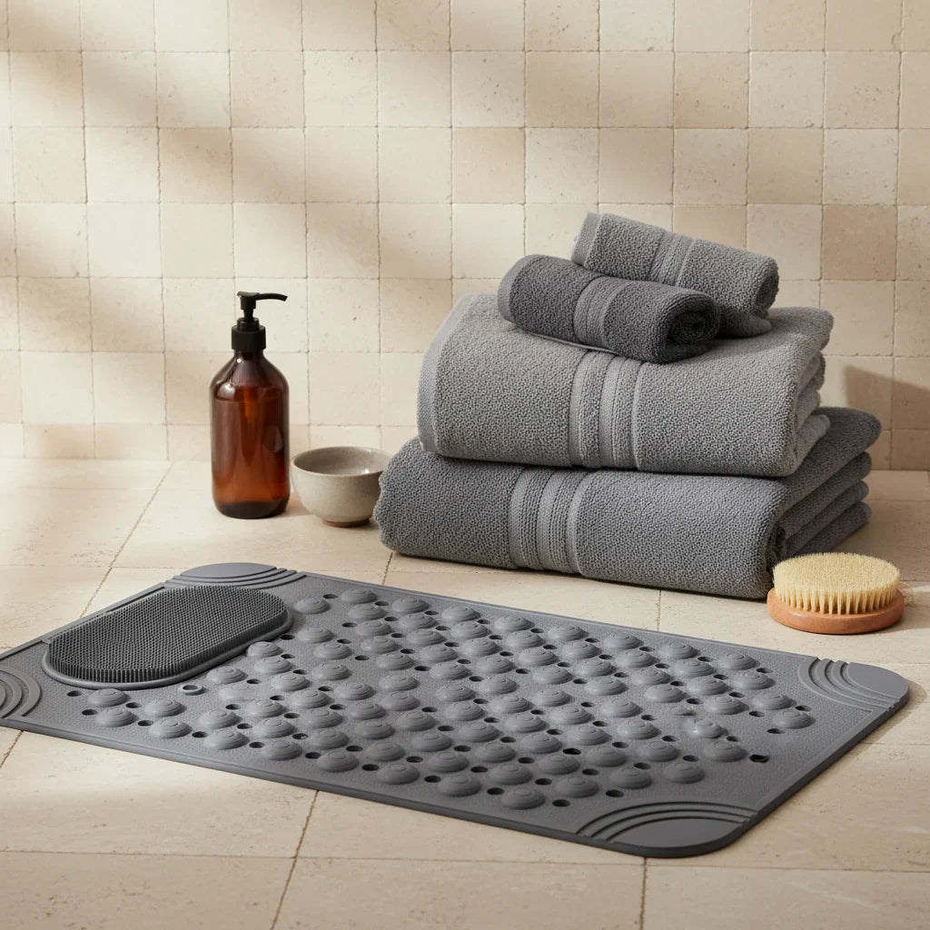 Non-Slip Rectangular Shower Mat