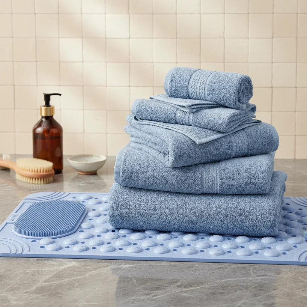 Non-Slip Rectangular Shower Mat - view 9