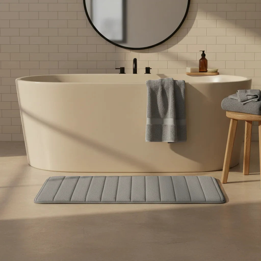 Non-Slip Xxl Bath Mat - size comparison