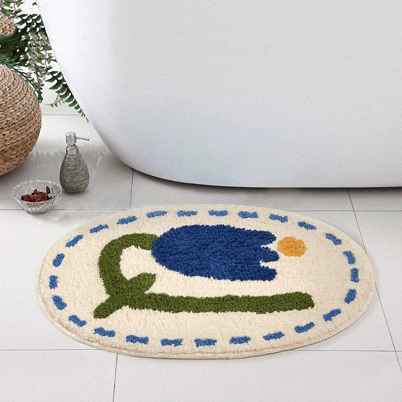 Oval Bathroom Rug