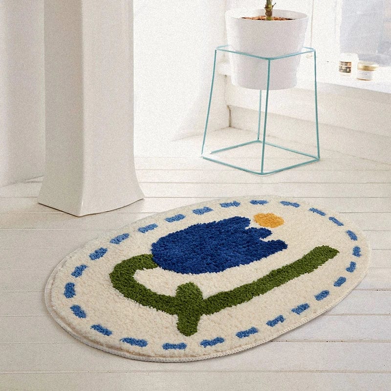 Oval Bathroom Rug