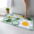Pattern Flower Bath Mat