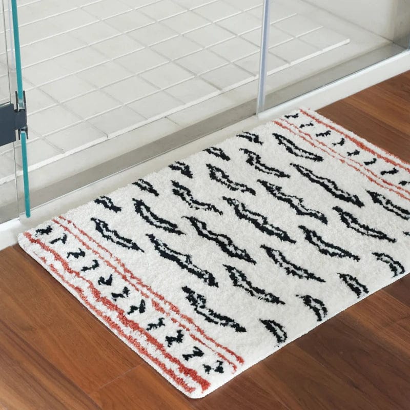 Pattern Tiger Bath Mat