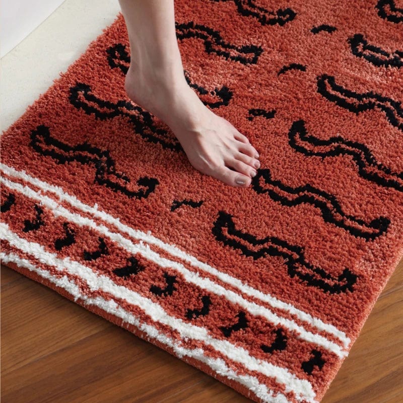 Pattern Tiger Bath Mat