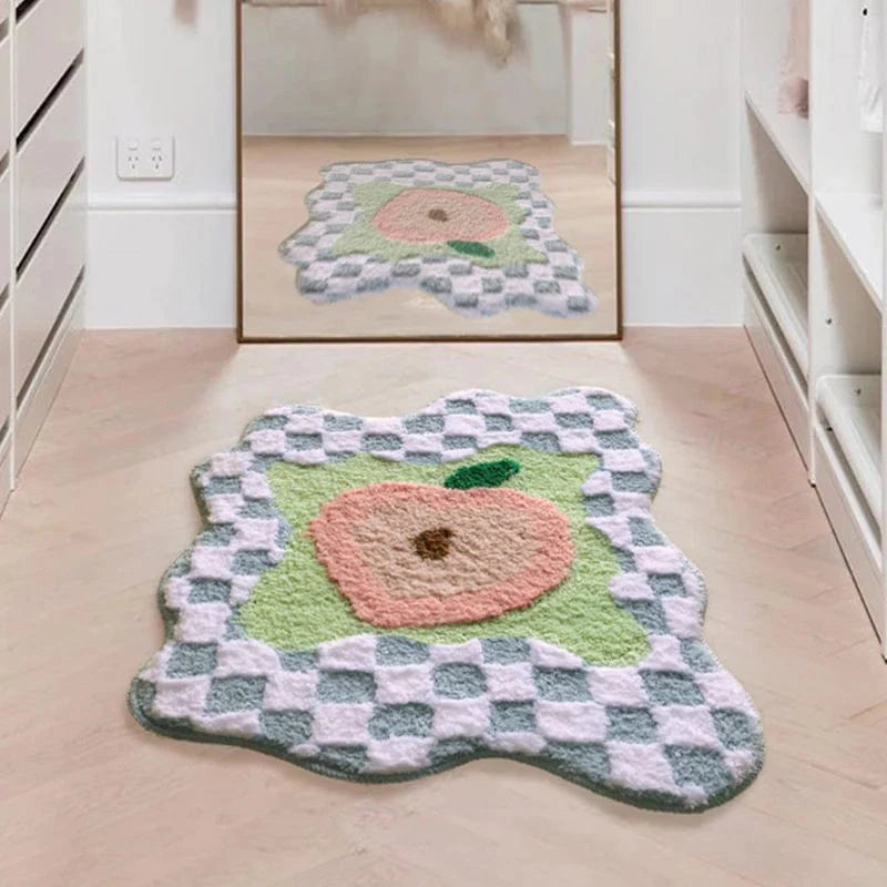 Peach Art Bath Mat