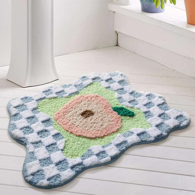 Peach Art Bath Mat - color variations