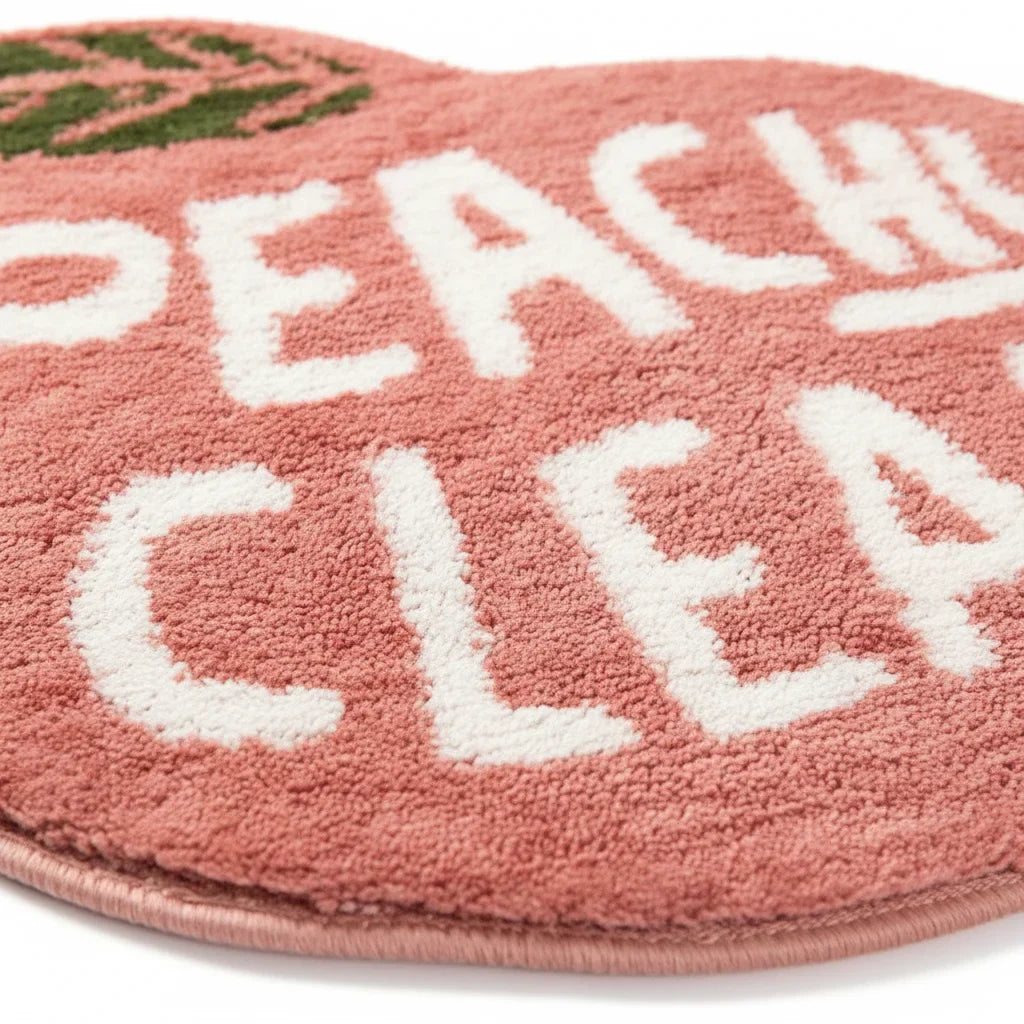 Peach Bath Mat