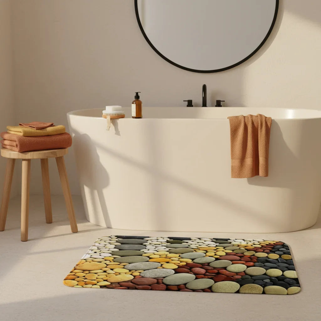 Pebble Pattern Bath Mat - view 11