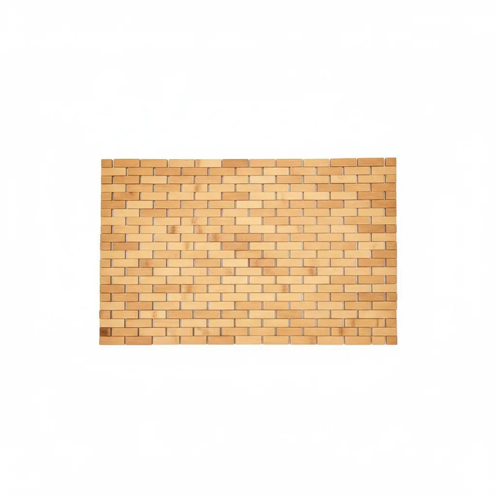 Small Bamboo Bathroom Rug