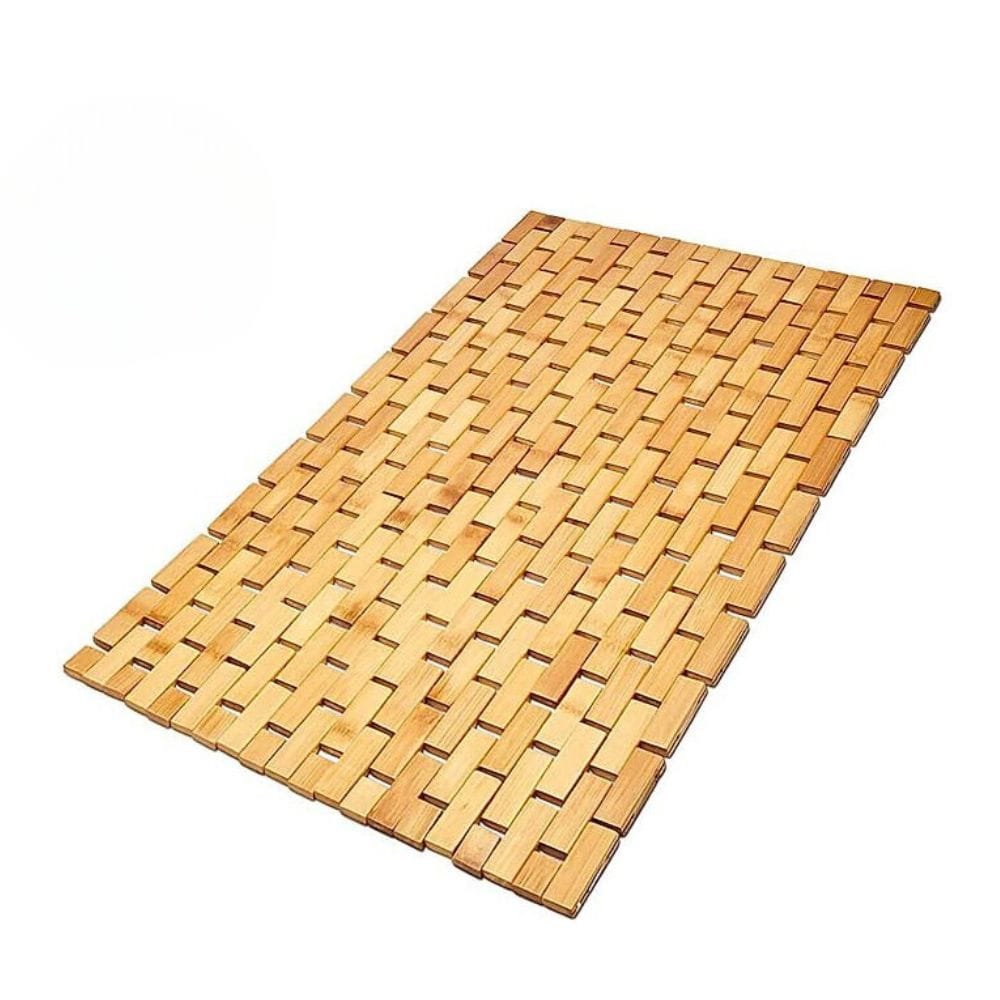 Small Bamboo Bathroom Rug