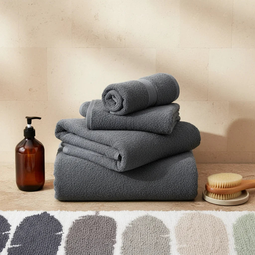 Plume Bath Mat - close-up texture