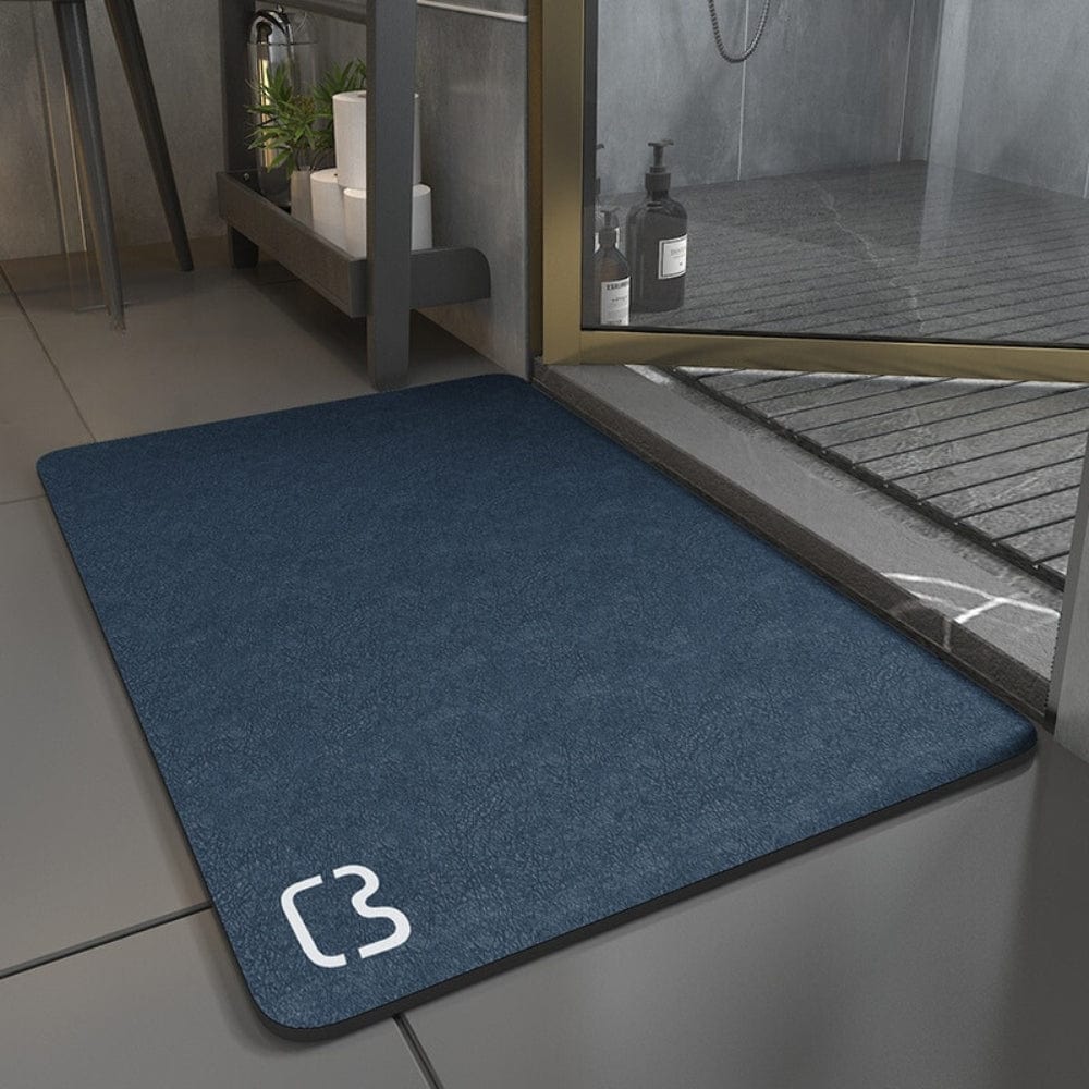Purabsorb Diatomite Bath Mat - size comparison