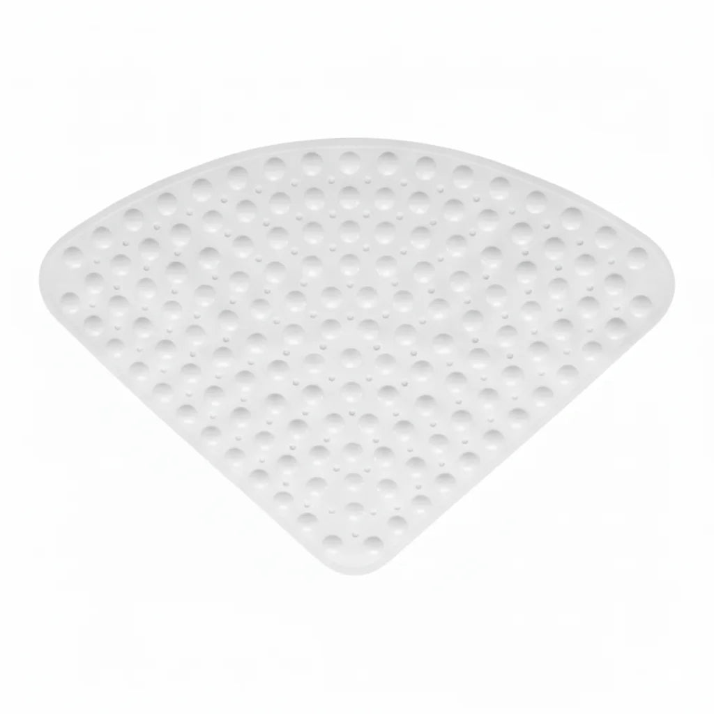 Quart Round Shower Mat - size comparison
