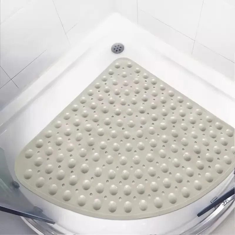 Quarter Round Shower Mat - close-up texture